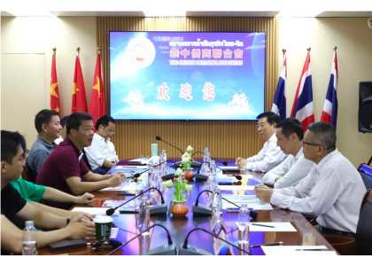 深圳宝安区政府代表团莅临访问泰中侨商联合会，双方进行友好会谈